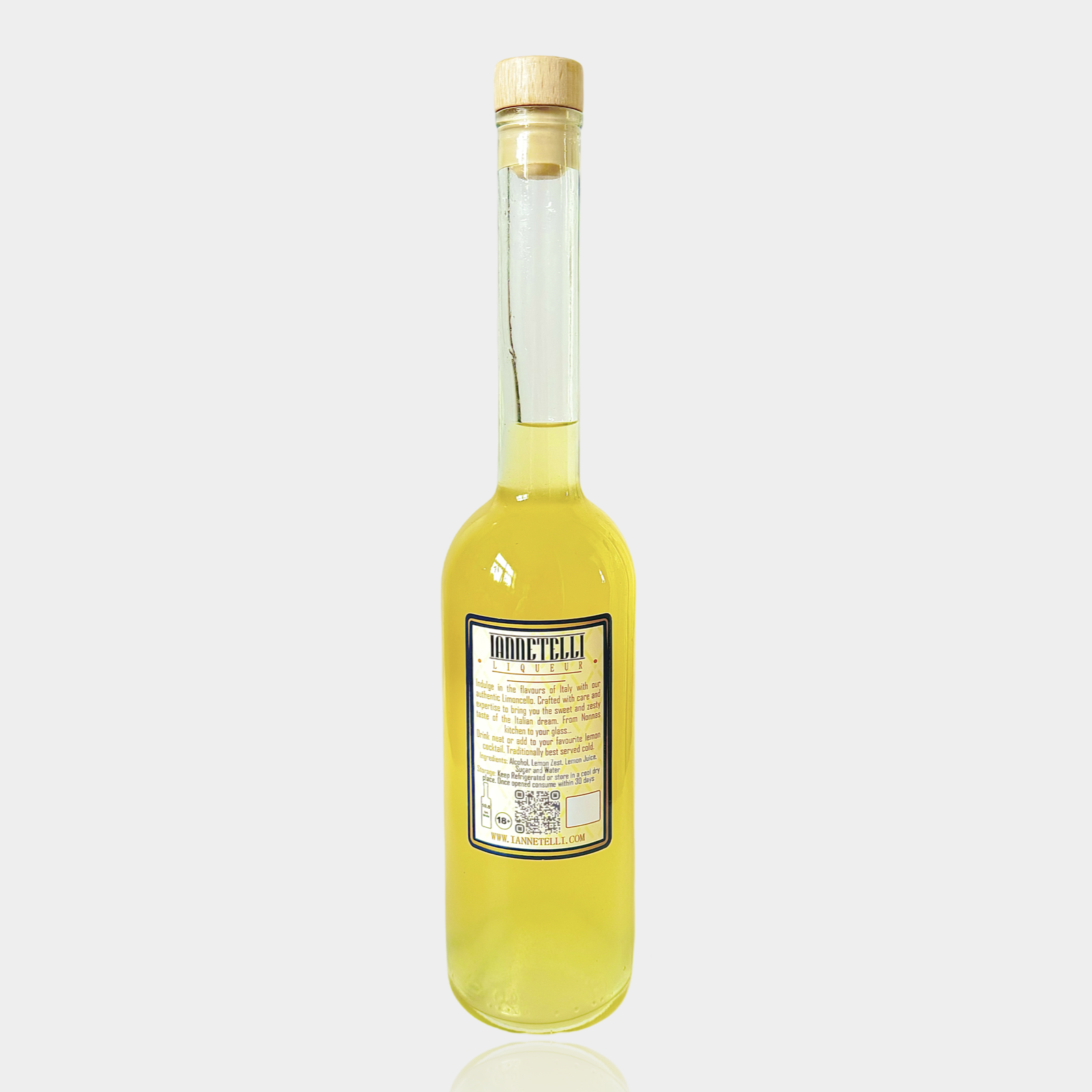 Premium handcrafted Limoncello in a 500ml bottle crafted with Sorrento lemons.