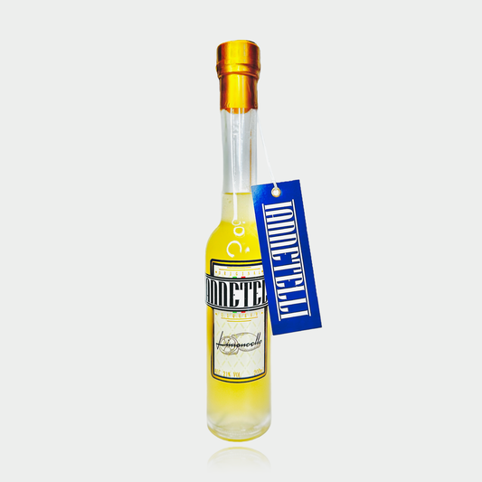 Limoncello gift bottle ready for christmas