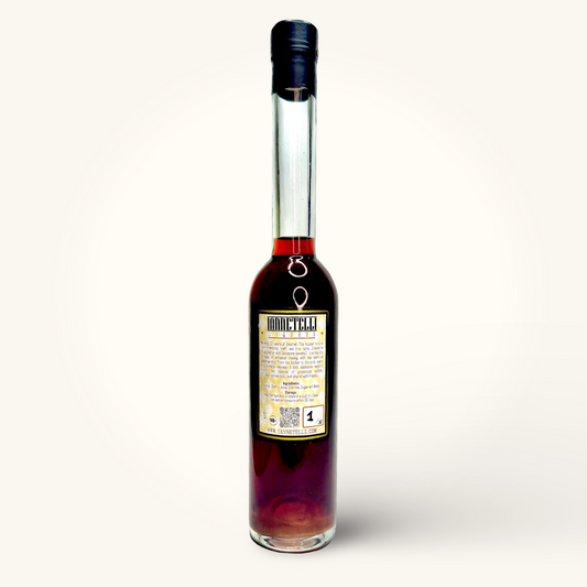 Italian Cherry liqueur bottle showing Iannetelli limited release label